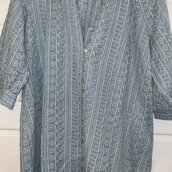 ZARA embroidered beachy mini dress - Picture 4 of 5